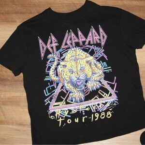 Def Leppard Tour 1988 Graphic T-Shirt